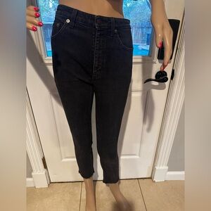Saint Laurent Black Ankle Jeans